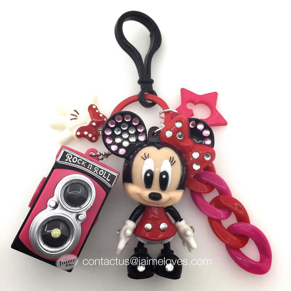 Rhinestone Minnie with Camera