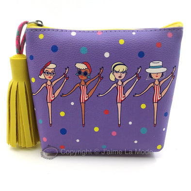 Purple with yellow tassel