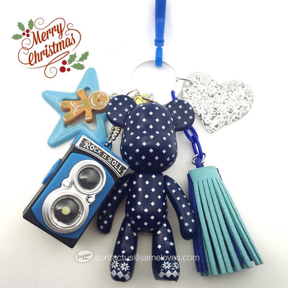 Blue Polka Dot (Christmas)